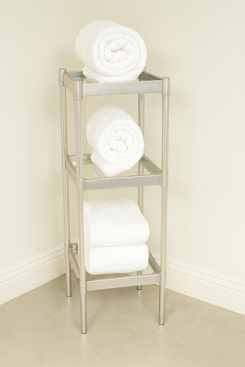 3 Tier Free Standing Shelves for Bathroom
