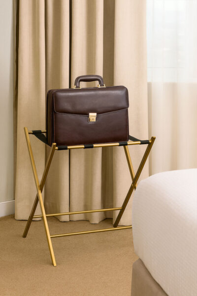 Heavy-Duty Luggage Rack for Hotels