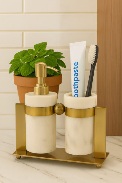 luxury bathroom countertop set
