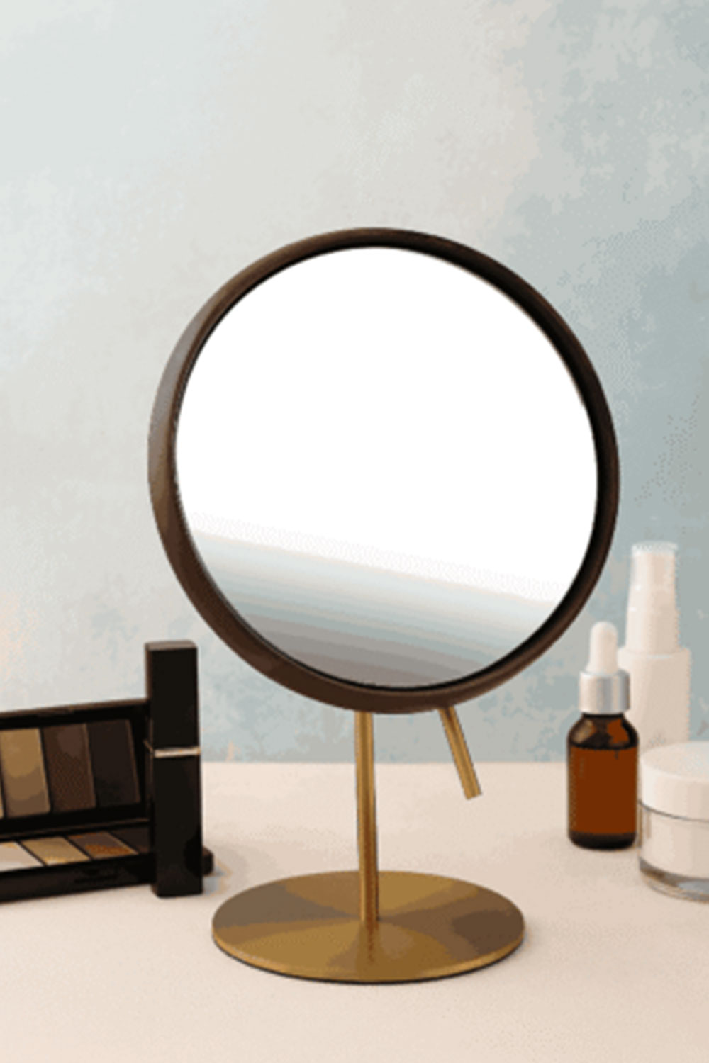 Vanity Bath Mirror with Adjustable Stand