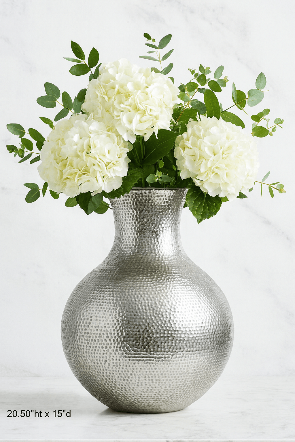Metal Vase for Hotel Lobby