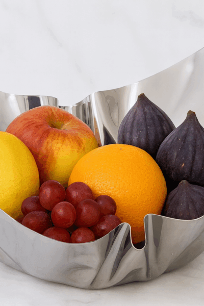 Abstract Handcrafted Fruit Bowl